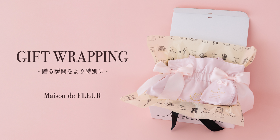 ロンバスキルトリボンウォレット/Maison de FLEUR（メゾン ド フルール